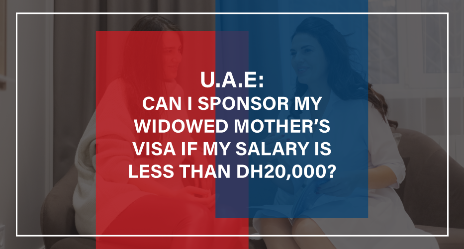 can I sponsor my mother's visa?