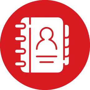 Dubai Business Setup Make Contacts Icon
