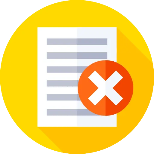 Trade License Amendment Incorrect Or Incomplete Documentation Icon