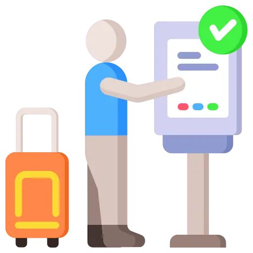 Kiosk License Payment Kiosk Permit Icon
