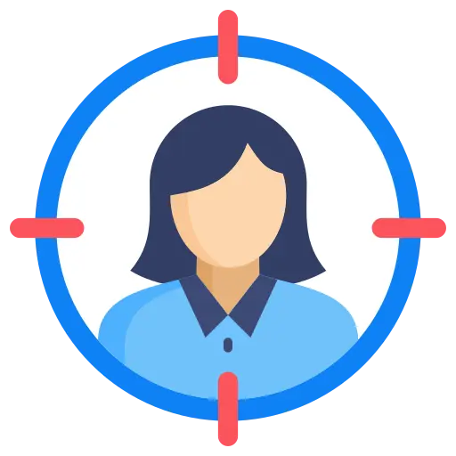Content Marketing Strategy Target Audience Research Icon