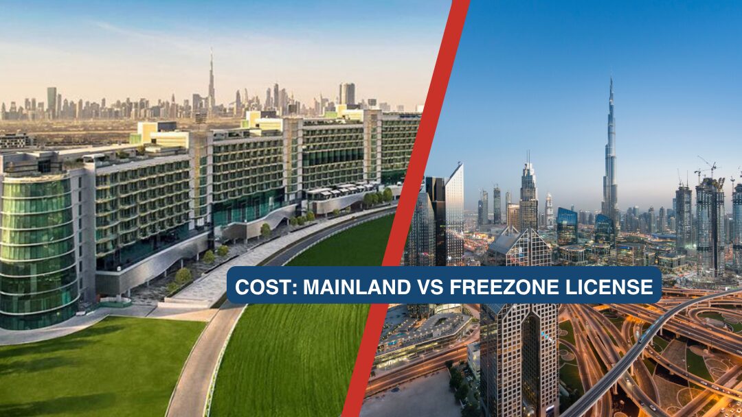 Freezone license cost vs mainland license cost